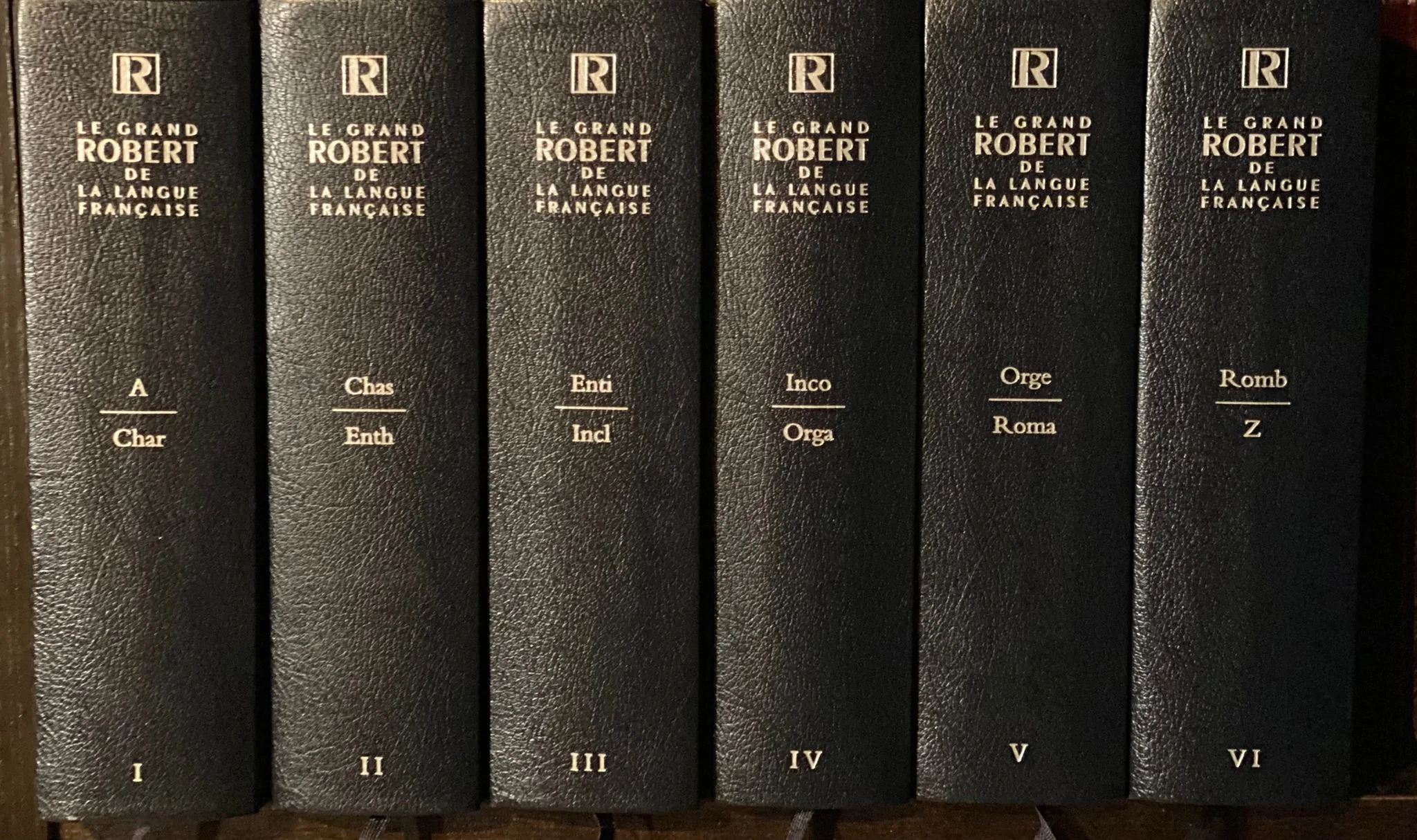 Coperta cărții "Grand Robert  6 volume" de Robert