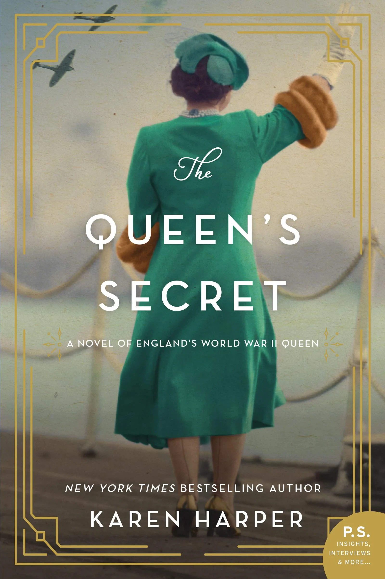 Coperta cărții "The Queen's Secret: A Novel of England's World War II Queen" de Karen Harper