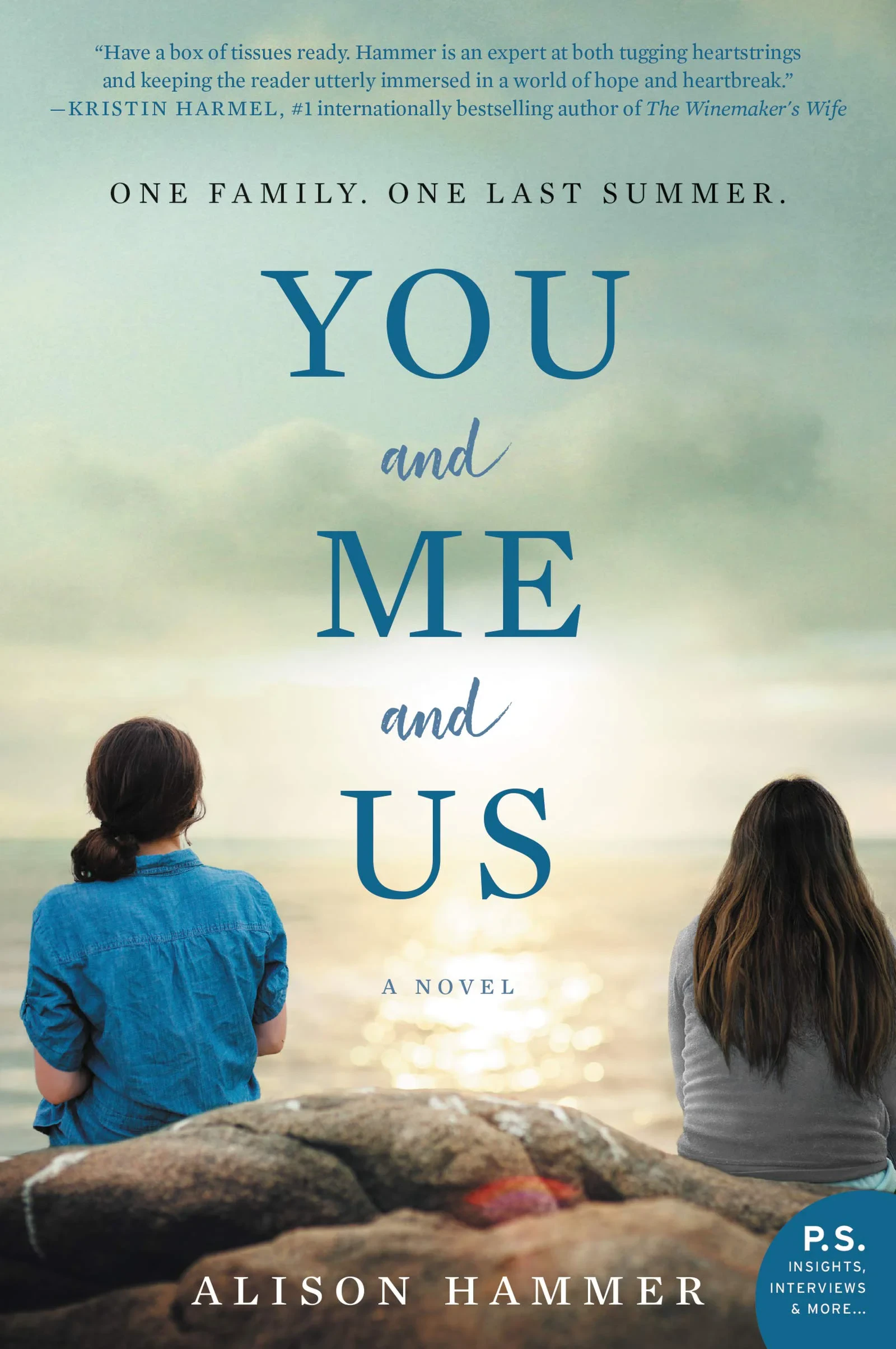 Coperta cărții "You and Me and Us: A Novel" de Alison Hammer