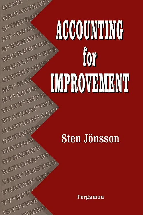 Coperta cărții "Accounting for Improvement" de Sten Jonsson