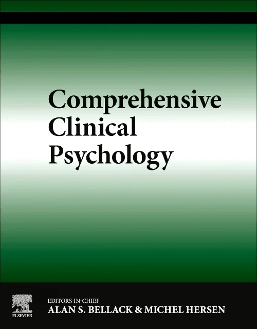 Coperta cărții "Comprehensive Clinical Psychology" de A.S. Bellack, Michel Hersen