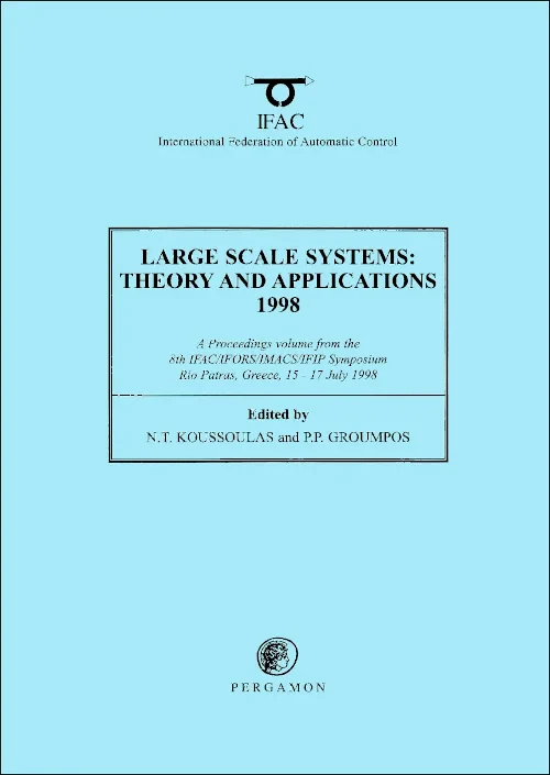 Coperta cărții "Large Scale Systems: Theory and Applications 1998" de N.T. Koussoulas, P.P. Groumpos