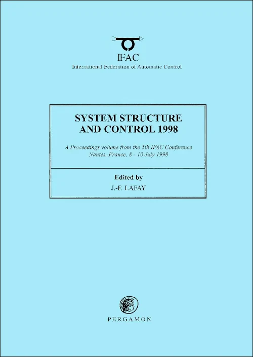 Coperta cărții "System Structure and Control 1998 (2-Volume Set)" de J.-F. Lafay