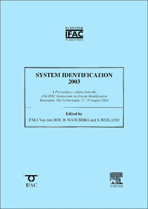 Coperta cărții "System Identification 2003" de Paul Van Den Hof, Bo Wahlberg, Siep Weiland
