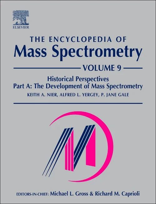 Coperta cărții "The Encyclopedia of Mass Spectrometry" de autor necunoscut