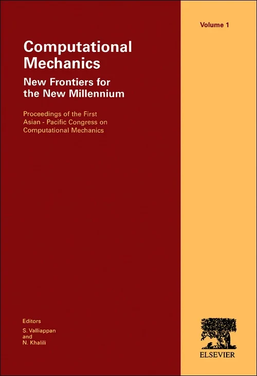 Coperta cărții "Computational Mechanics - New Frontiers for the New Millennium" de Prof. Valliappan, Prof. N. Khalili