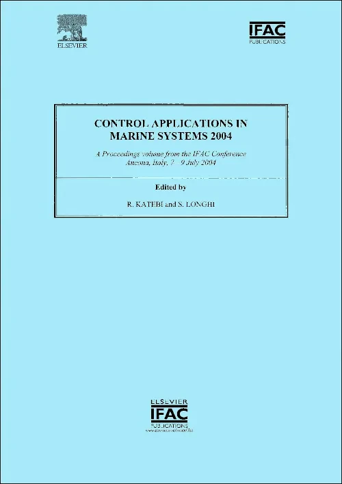 Coperta cărții "Control Applications in Marine Systems 2004" de Reza Katebi, Sauro Longhi
