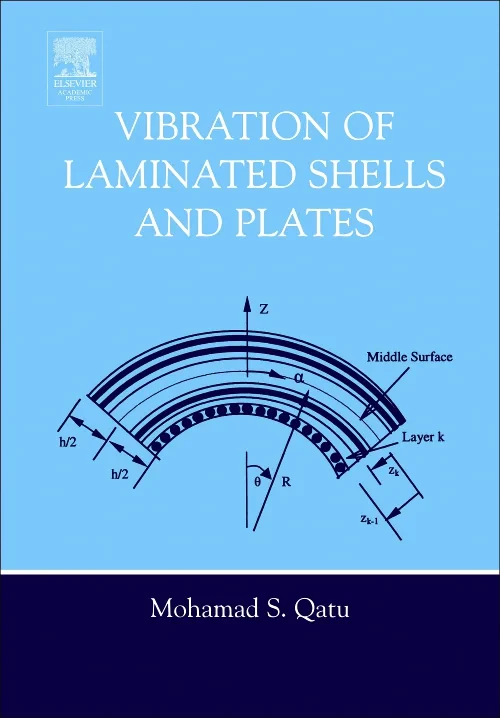Coperta cărții "Vibration of Laminated Shells and Plates" de Mohamad Subhi Qatu