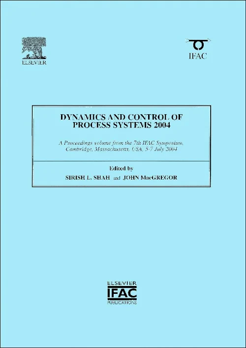 Coperta cărții "Dynamics and Control of Process Systems 2004" de Sirish Shah, John F. MacGregor