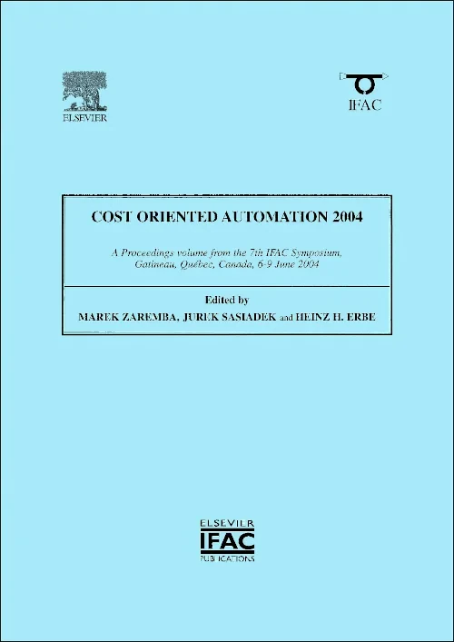 Coperta cărții "Cost Oriented Automation 2004" de Jerzy Z Sasiadek, Marek Zaremba, H H Erbe