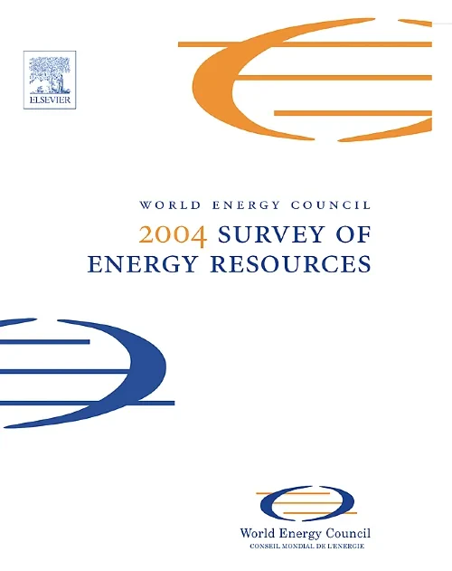 Coperta cărții "2004 Survey of Energy Resources" de Judy Trinnaman, Alan Clarke