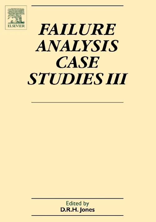 Coperta cărții "Failure Analysis Case Studies III" de David R.H. Jones