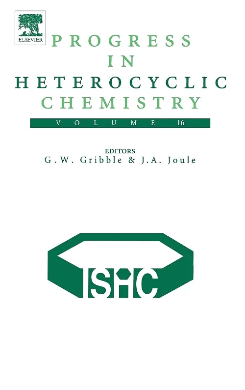 Coperta cărții "Progress in Heterocyclic Chemistry" de Gordon Gribble, J. Joule