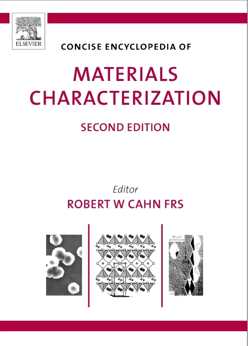 Coperta cărții "Concise Encyclopedia of Materials Characterization" de Robert Cahn