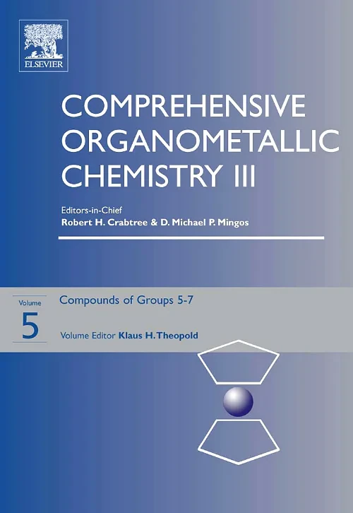 Coperta cărții "Comprehensive Organometallic Chemistry III, Volume 5" de autor necunoscut