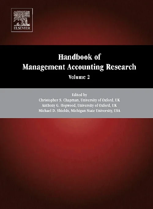 Coperta cărții "Handbook of Management Accounting Research" de Anthony G. Hopwood, Christopher S. Chapman, Michael D. Shields