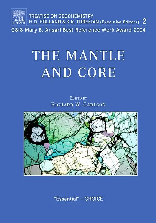 Coperta cărții "The Mantle and Core" de R.W. Carlson