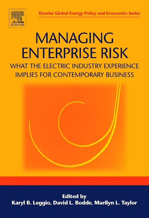 Coperta cărții "Managing Enterprise Risk: What the Electric Industry Experience Implies for Contemporary Business" de Karyl B Leggio