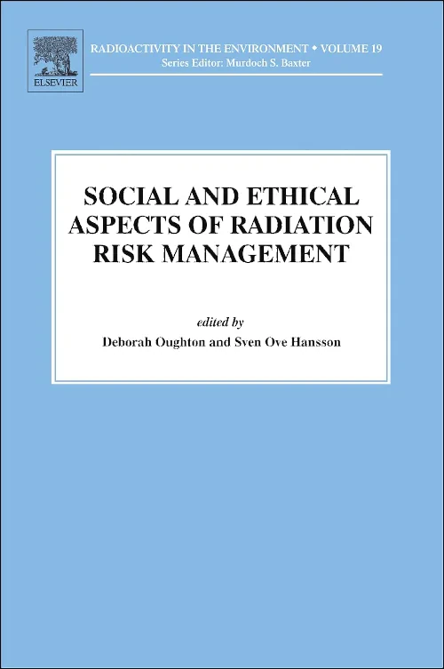 Coperta cărții "Social and Ethical Aspects of Radiation Risk Management" de Sven Ove Hansson, Deborah Oughton