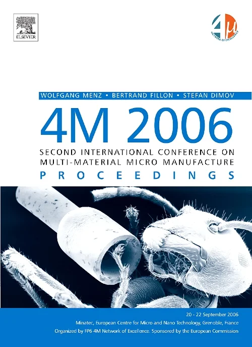 Coperta cărții "4M 2006 - Second International Conference on Multi-Material Micro Manufacture" de Stefan Dimov, Wolfgang Menz, Bertrand Fillon