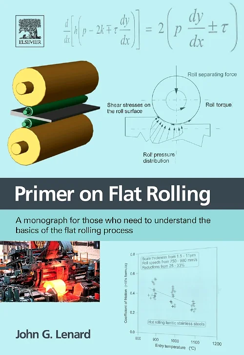 Coperta cărții "Primer on Flat Rolling" de John G. Lenard