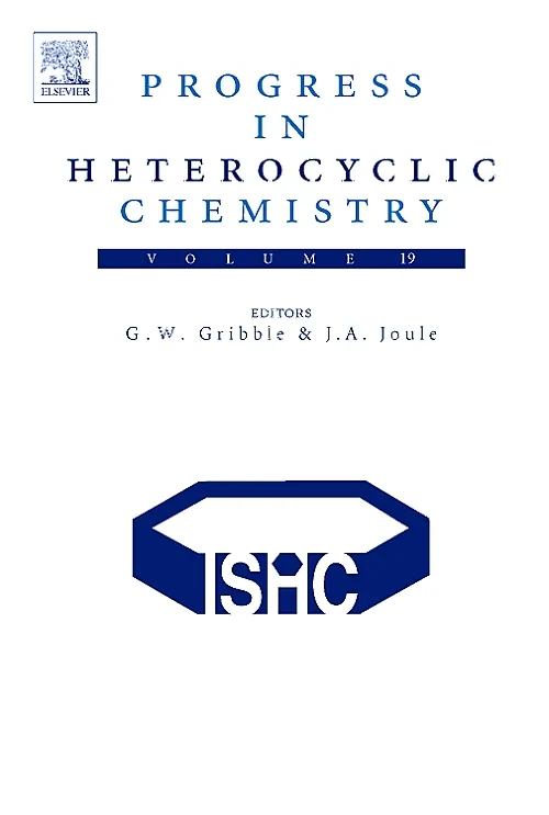 Coperta cărții "Progress in Heterocyclic Chemistry" de Gordon Gribble, J. Joule