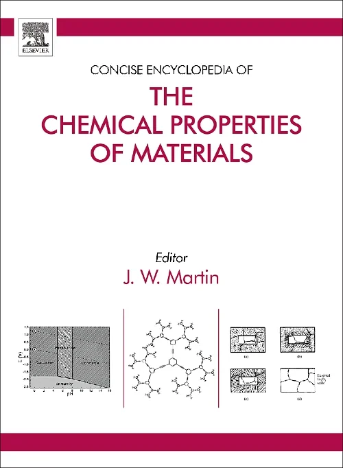 Coperta cărții "Concise Encyclopedia of the Chemical Properties of Materials" de J. W. Martin