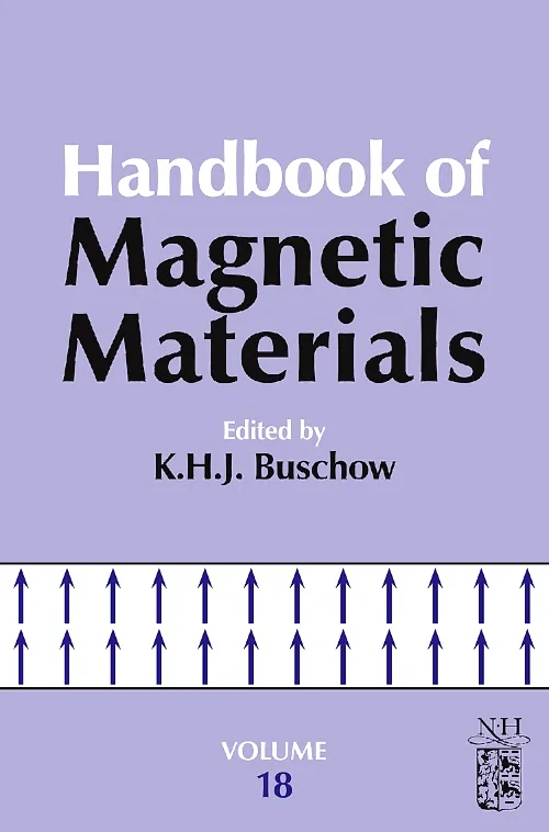 Coperta cărții "Handbook of Magnetic Materials" de K.H.J. Buschow