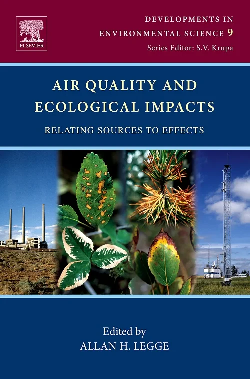 Coperta cărții "Air Quality and Ecological Impacts" de Allan H. Legge
