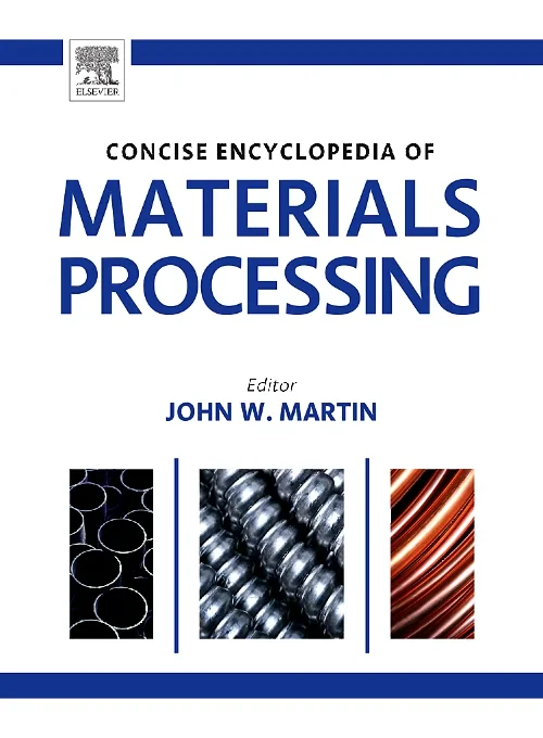 Coperta cărții "The Concise Encyclopedia of Materials Processing" de John Martin