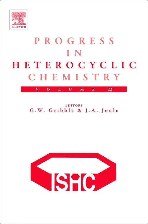 Coperta cărții "Progress in Heterocyclic Chemistry" de John A. Joule, Gordon Gribble