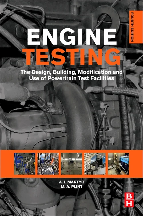 Coperta cărții "Engine Testing" de A. J. Martyr, M.A. PLINT