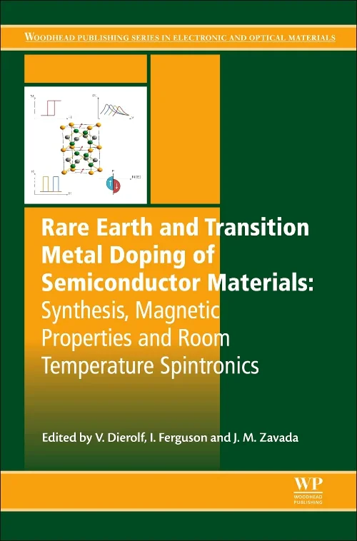 Coperta cărții "Rare Earth and Transition Metal Doping of Semiconductor Materials" de Volkmar Dierolf, Ian Ferguson, John M Zavada