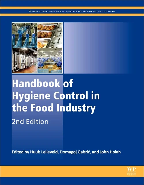 Coperta cărții "Handbook of Hygiene Control in the Food Industry" de John Holah, H.L.M. Lelieveld, Domagoj Gabric