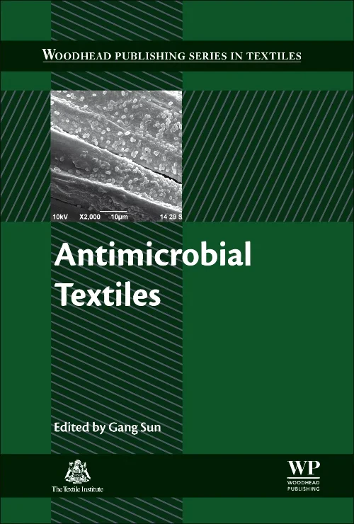 Coperta cărții "Antimicrobial Textiles" de Gang Sun