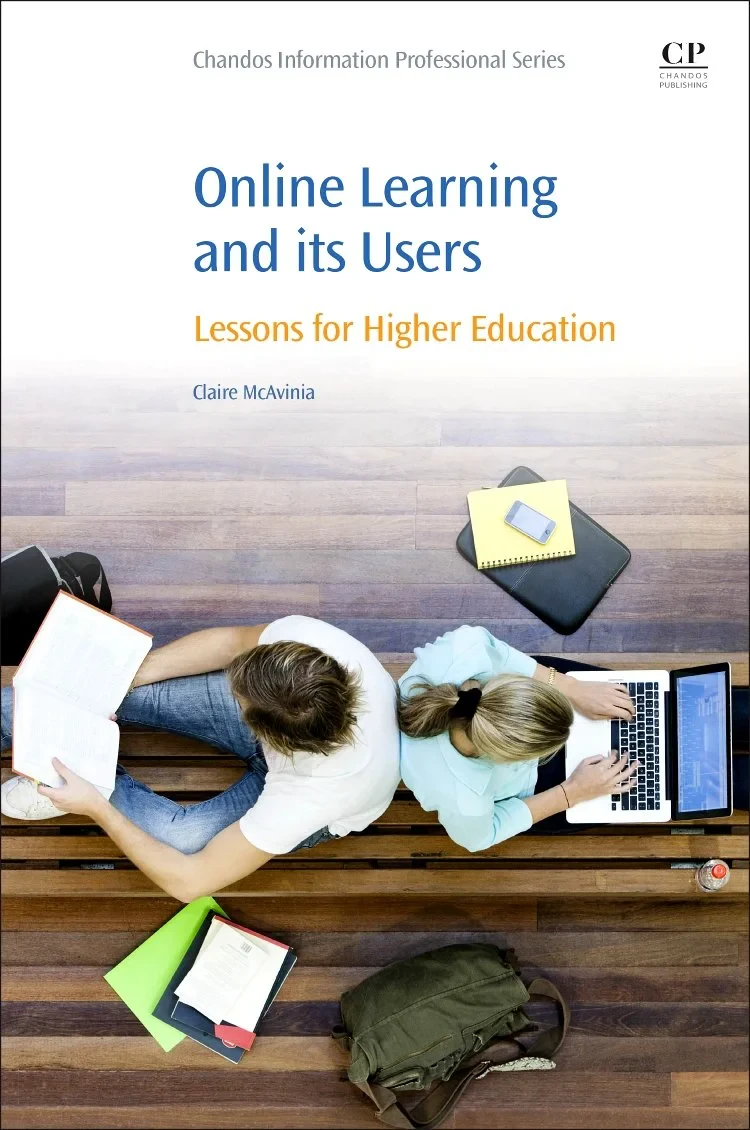 Coperta cărții "Online Learning and its Users" de Claire McAvinia