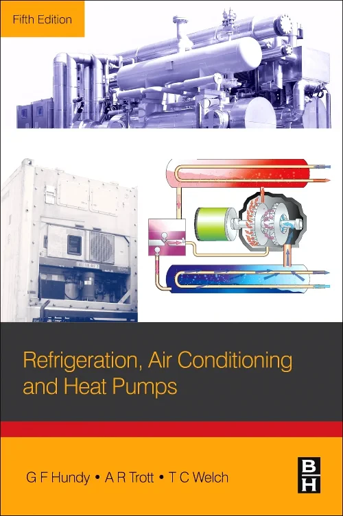 Coperta cărții "Refrigeration, Air Conditioning and Heat Pumps" de G F Hundy