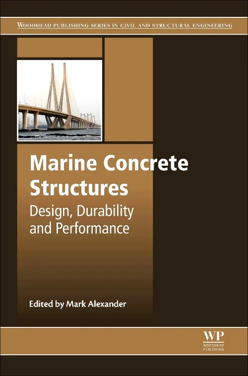 Coperta cărții "Marine Concrete Structures" de Mark Alexander