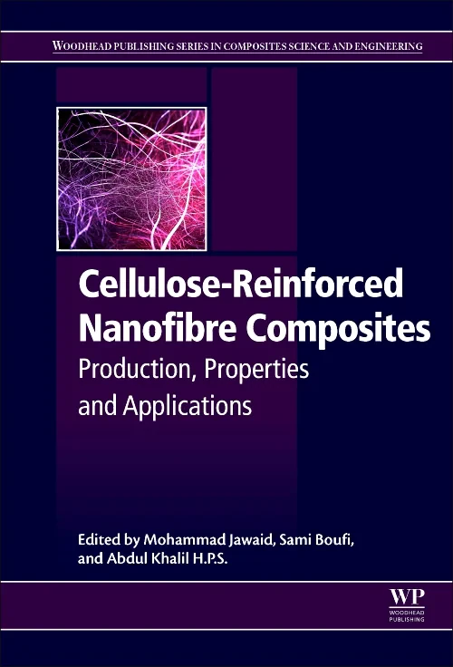 Coperta cărții "Cellulose-Reinforced Nanofibre Composites" de Mohammad Jawaid, Sami Boufi, Abdul Khalil H.P.S.