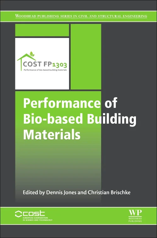 Coperta cărții "Performance of Bio-based Building Materials" de Dennis Jones, Christian Brischke