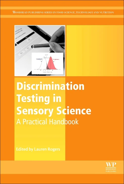 Coperta cărții "Discrimination Testing in Sensory Science" de Lauren Rogers