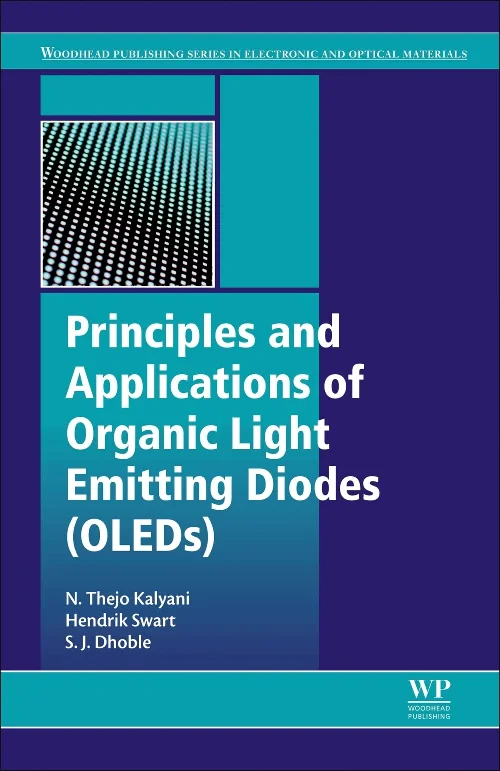 Coperta cărții "Principles and Applications of Organic Light Emitting Diodes (OLEDs)" de N. Thejo Kalyani, Hendrik C. Swart, Sanjay J. Dhoble