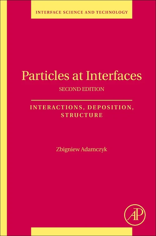 Coperta cărții "Particles at Interfaces" de Zbigniew Adamczyk