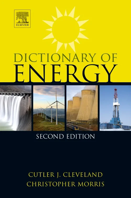Coperta cărții "Dictionary of Energy" de Cutler J. Cleveland, Christopher G. Morris