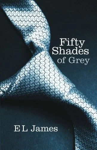 Coperta cărții "Fifty Shades of Grey" de E L James
