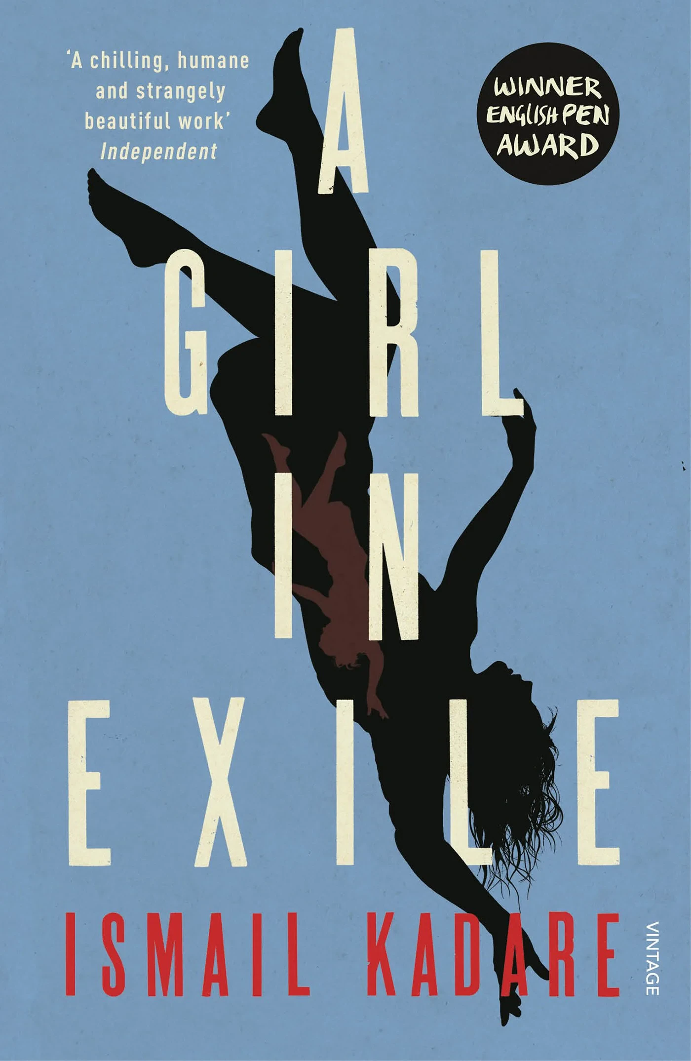 Coperta cărții "A Girl in Exile" de Ismail Kadare, John Hodgson