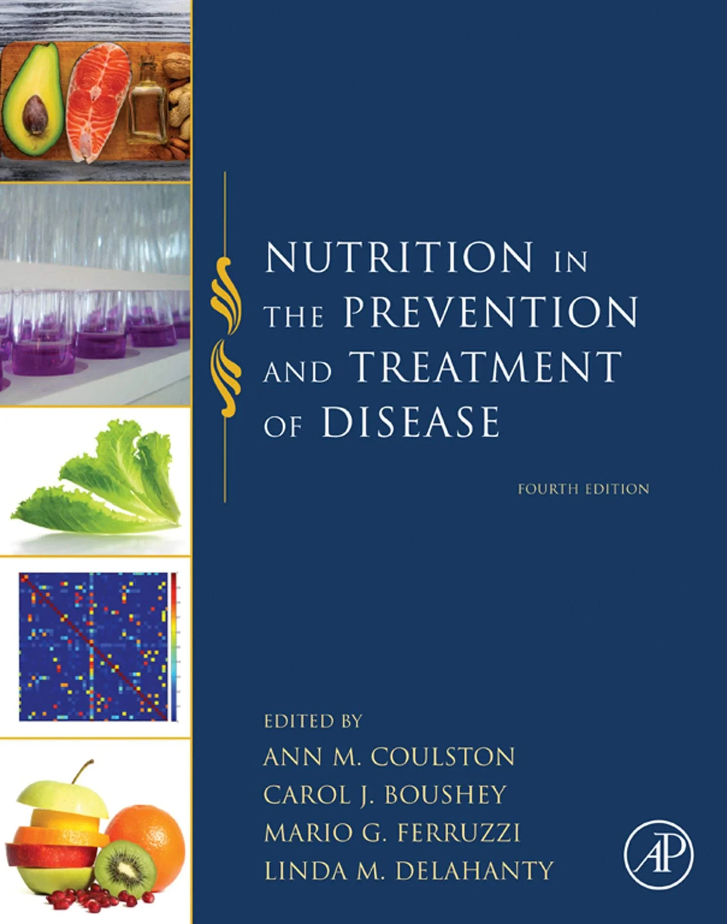 Coperta cărții "Nutrition in the Prevention and Treatment of Disease" de Ann M. Coulston, Carol J. Boushey, Mario Ferruzzi, Linda Delahanty
