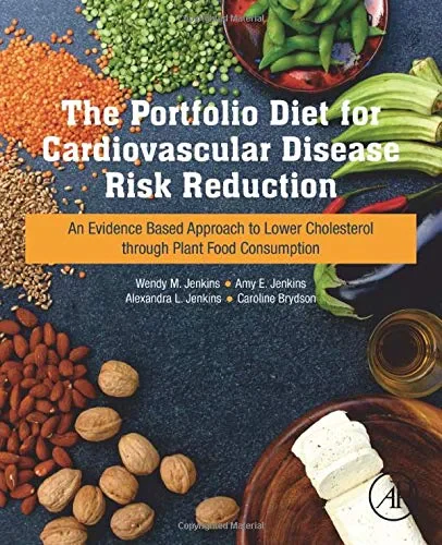 Coperta cărții "The Portfolio Diet for Cardiovascular Disease Risk Reduction" de Wendy Jenkins Candidate, Amy Jenkins, Alexandra Jenkins, Caroline Brydson