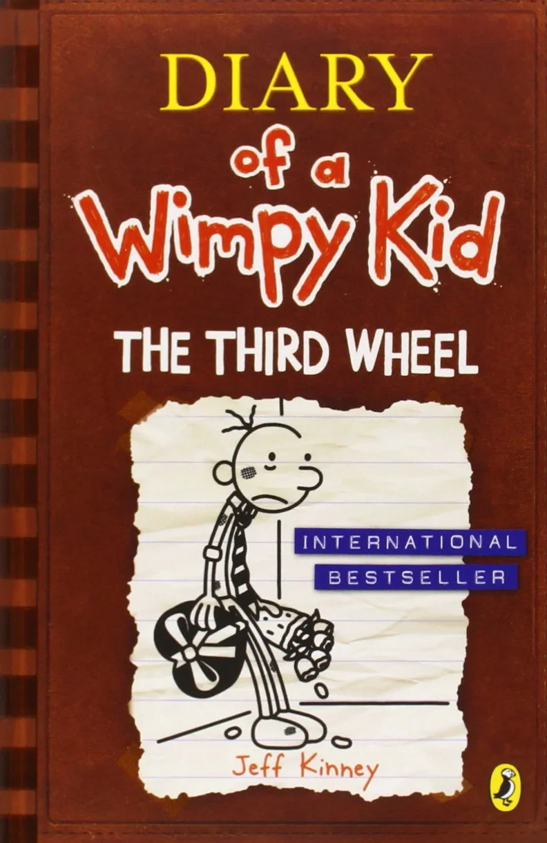 Coperta cărții "Diary of a Wimpy Kid: The Third Wheel" de Jeff Kinney