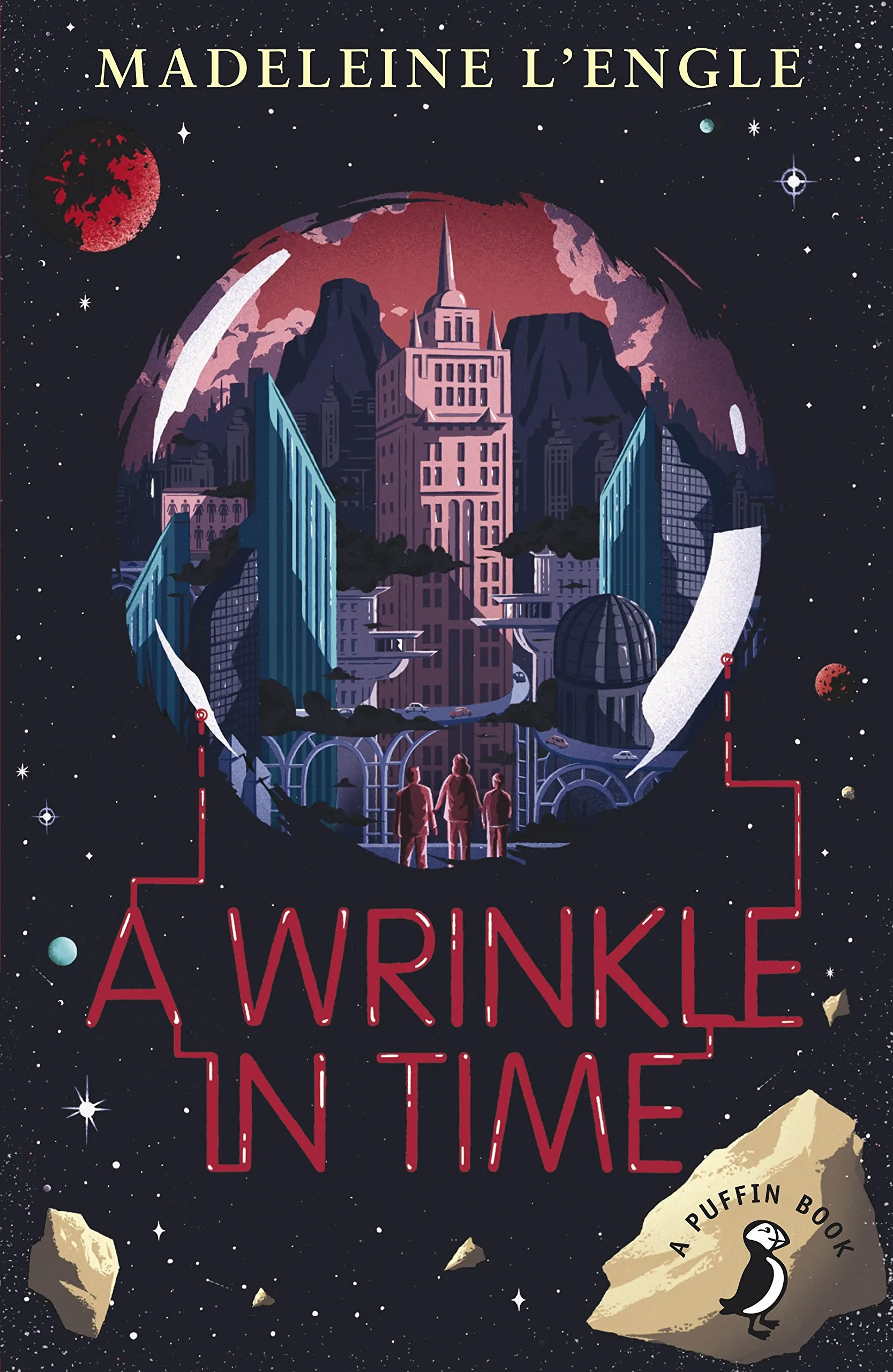 Coperta cărții "A Wrinkle in Time (A Puffin Book) " de Madeleine L'Engle
